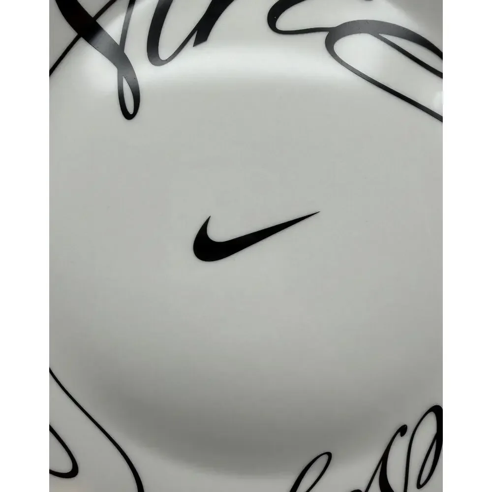 Nike Custom Swoosh Dinner Plate 10” from the Nike Design Gala 2025 Black & White